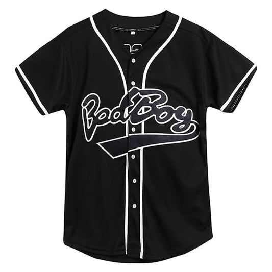 Baseball jersey men's #10 BIGGIE retro jersey cardigan jerseys